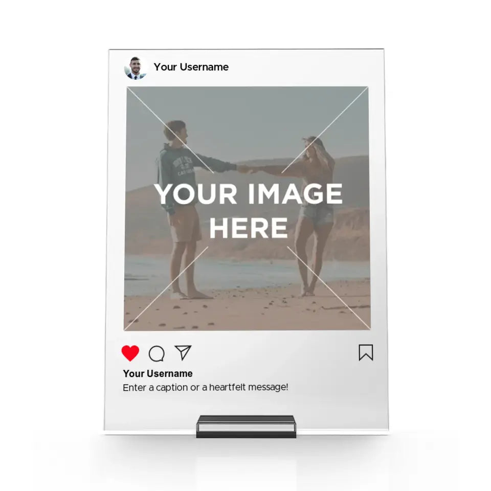 Post Plaque Print Your Places