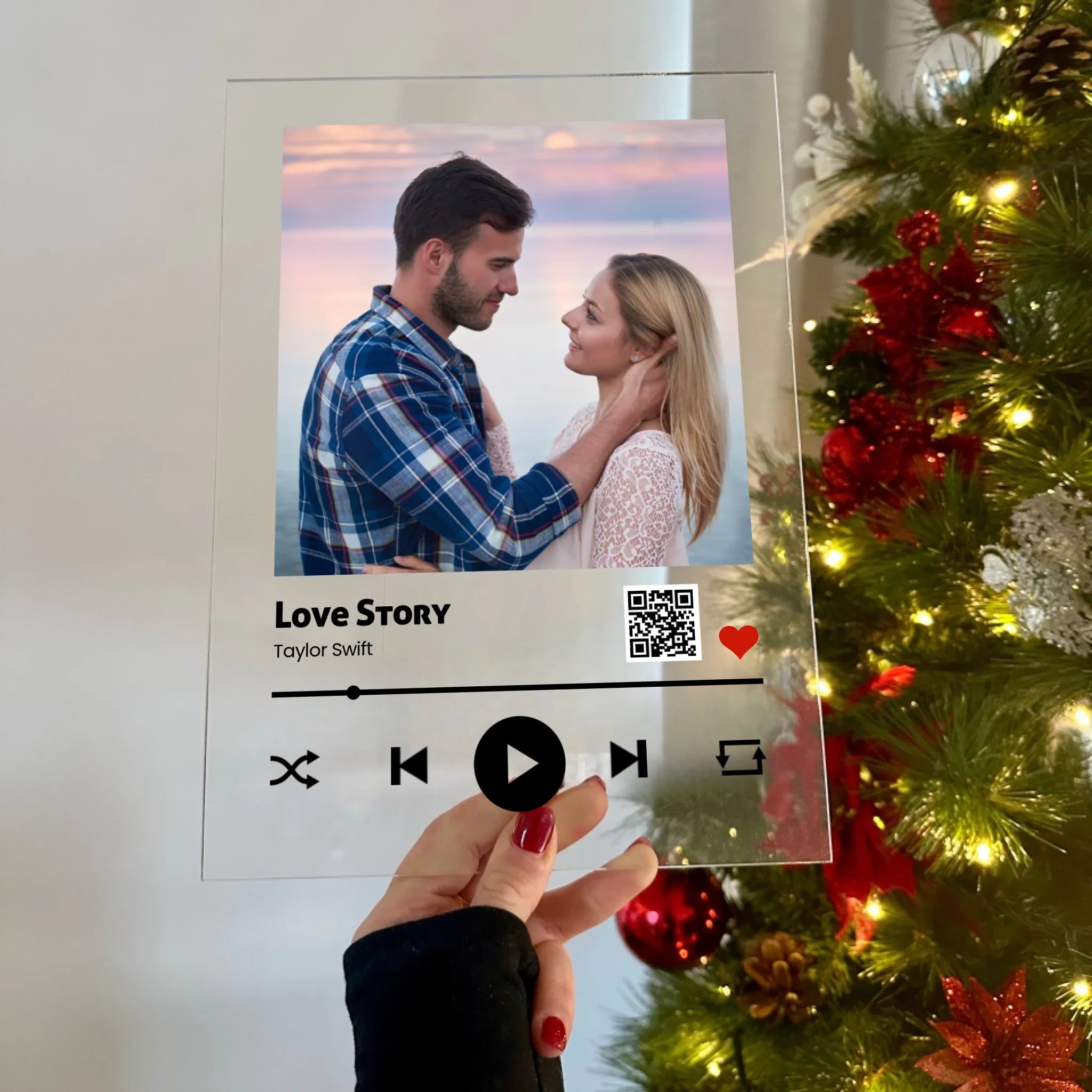 Acrylic Plaque - Song Plaque with QR code