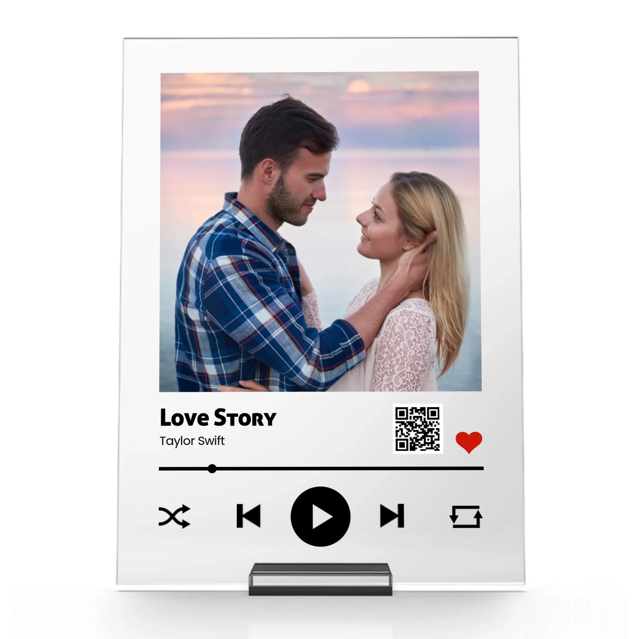 Acrylic Plaque - Song Plaque with QR code