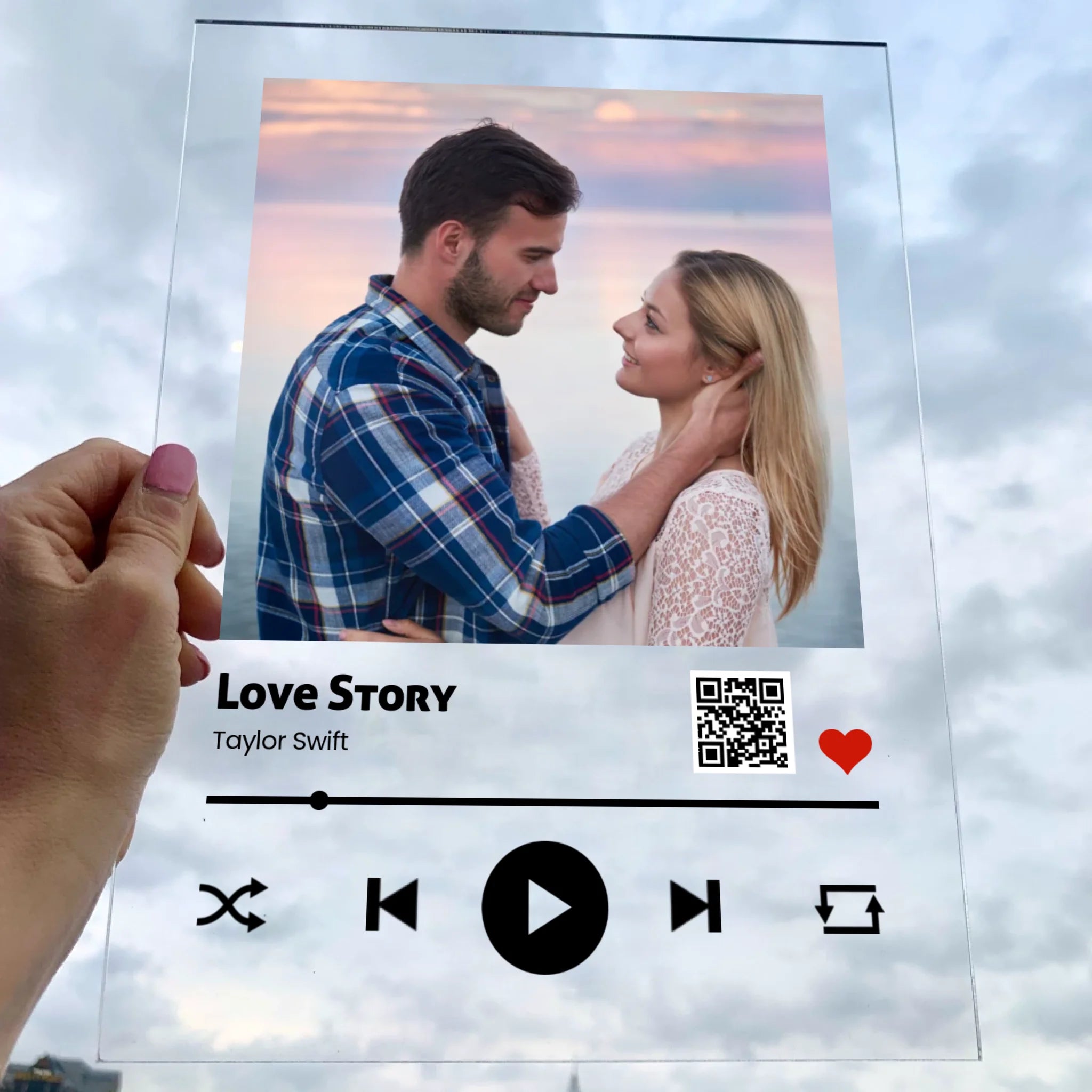 Acrylic Plaque - Song Plaque with QR code