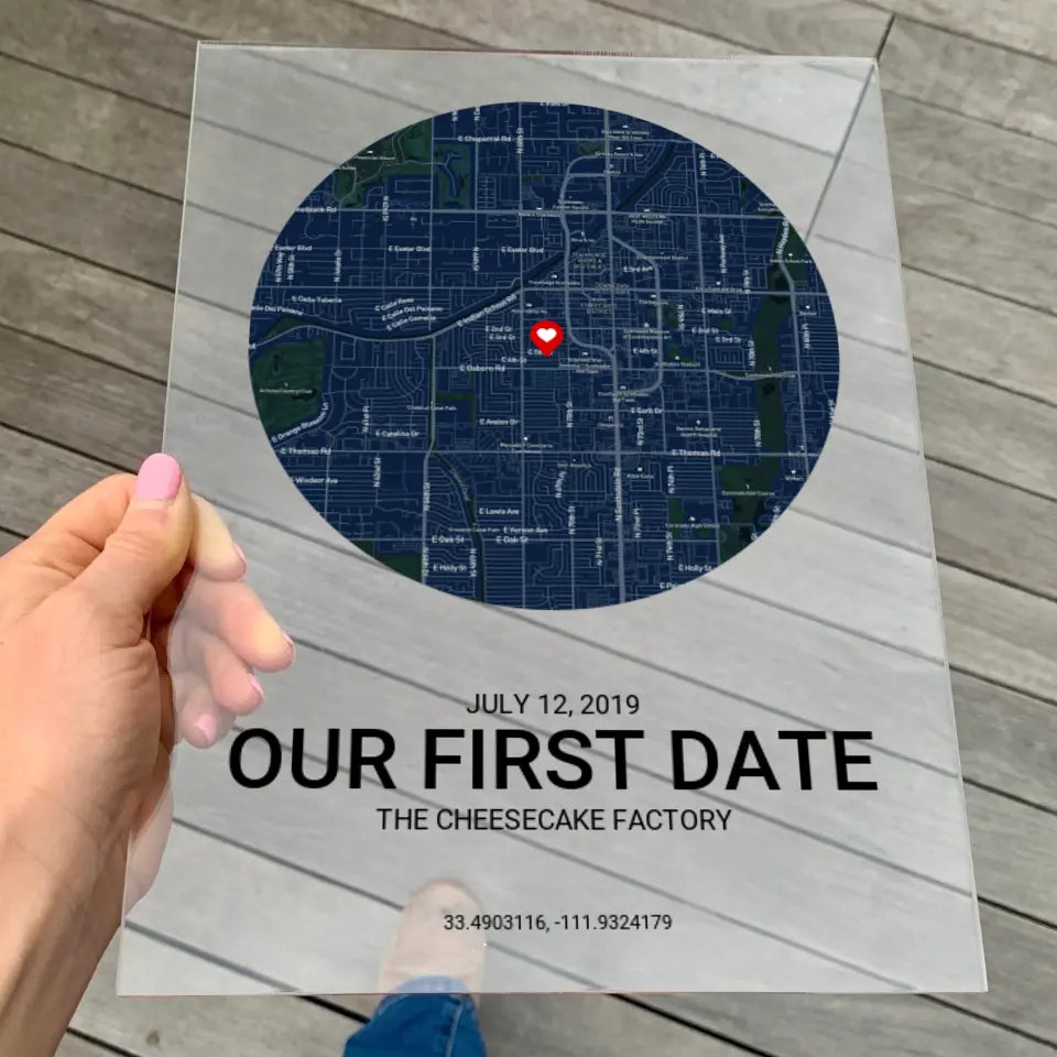 Map Plaque – Print Your Places